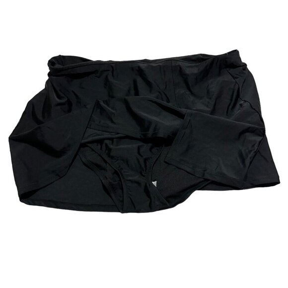 Raisins Curve Womens Plus Size 22W Black Stretch‎ Stir Up Peru Swim Skirt Bottom - Picture 4 of 7